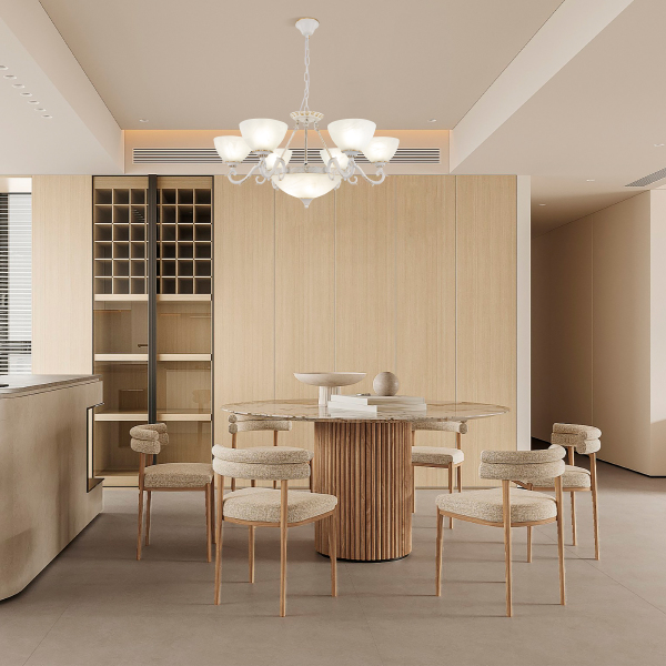 Подвесная люстра Am340518 340518/6-3 WT+G