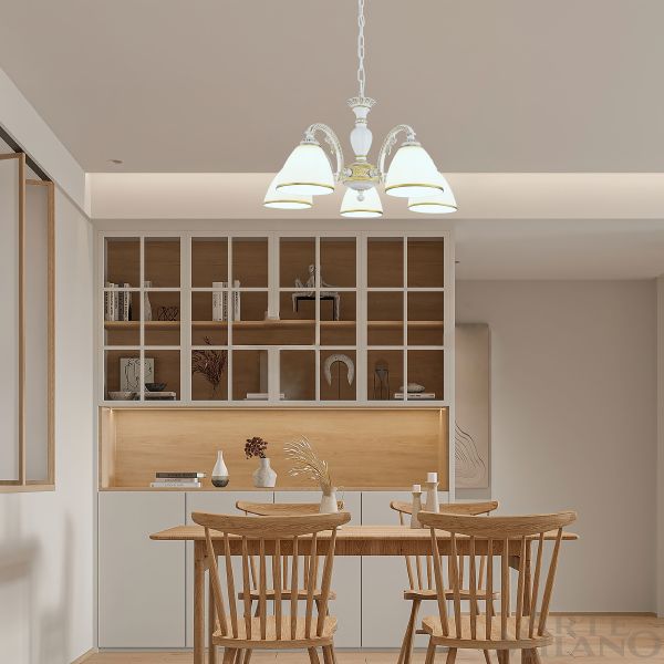 Подвесная люстра Am340837 340837/5 WT+G