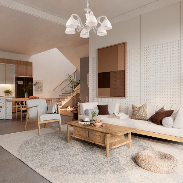 Подвесная люстра Am341837 341837/6 WT+SL