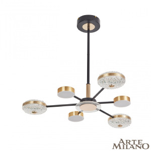 Люстра на штанге Ferrara72069 272069/6 BK/GD