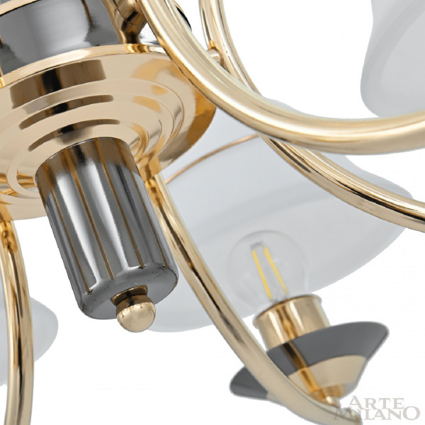 Подвесная люстра Florentia-1240 301240/6 Bk/Gd