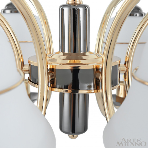 Подвесная люстра Florentia-1240 301240/6 Bk/Gd