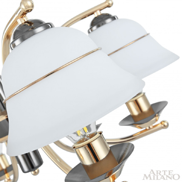 Подвесная люстра Florentia-1240 301240/6 Bk/Gd