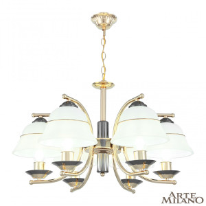 Подвесная люстра Florentia-1240 301240/6 Bk/Gd