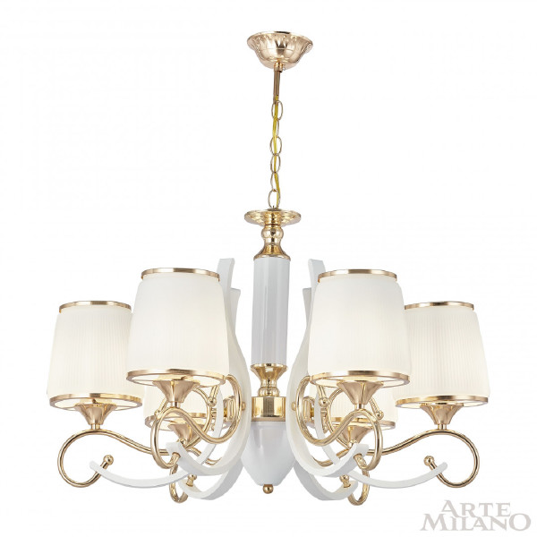Подвесная люстра Florentia-3857 303857/6 Wh/Gd