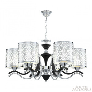 Подвесная люстра Florentia-6787 306787/6 Bk/Ni