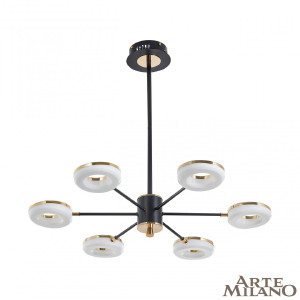 Люстра на штанге Ferrara72999 277499/6 BK/GD