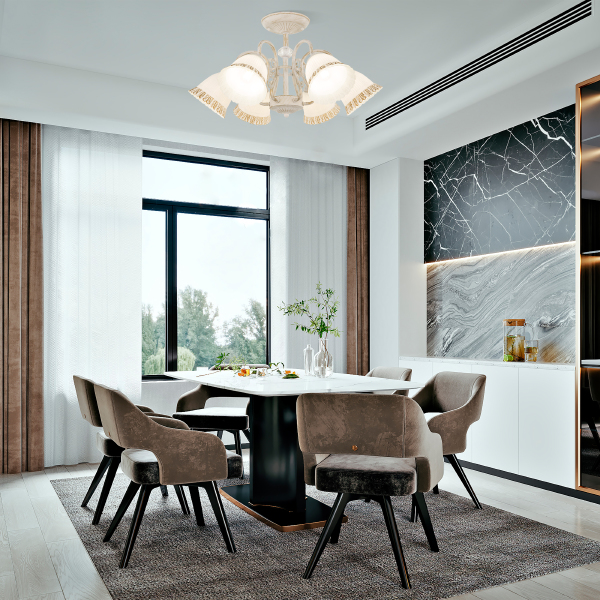 Потолочная люстра Am340800 340800/6 WT+G