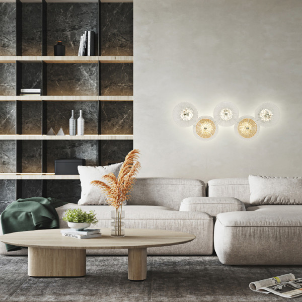 Настенное бра Am-1252b 5.1252B.D250.H600.LED Ni
