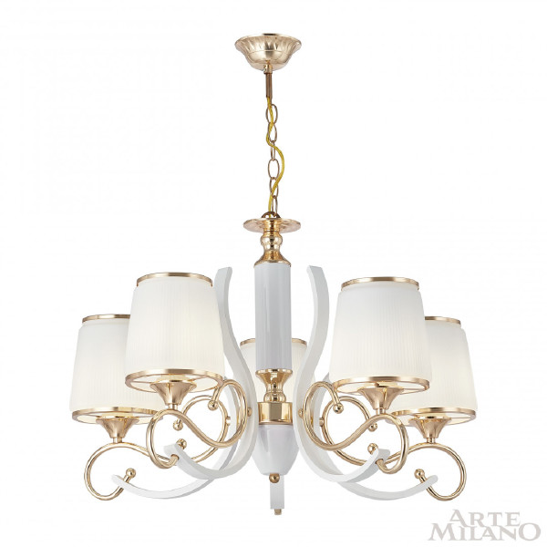 Подвесная люстра Florentia-3857 303857/5 Wh/Gd