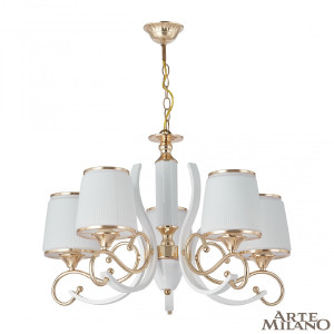 Подвесная люстра Florentia-3857 303857/5 Wh/Gd