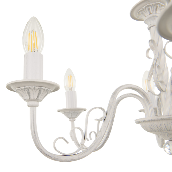 Подвесная люстра Am342620 342620/6 WT+SL