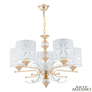 Подвесная люстра Florentia-2097 302097/5 Wh/Gd