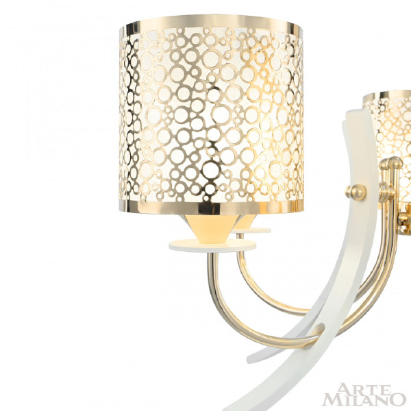 Подвесная люстра Florentia-6067 306067/5 Wh/Gd