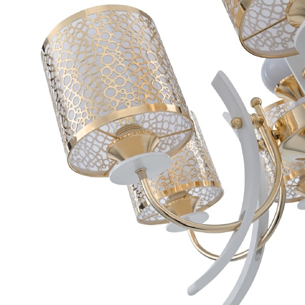 Подвесная люстра Florentia-6067 306067/5 Wh/Gd