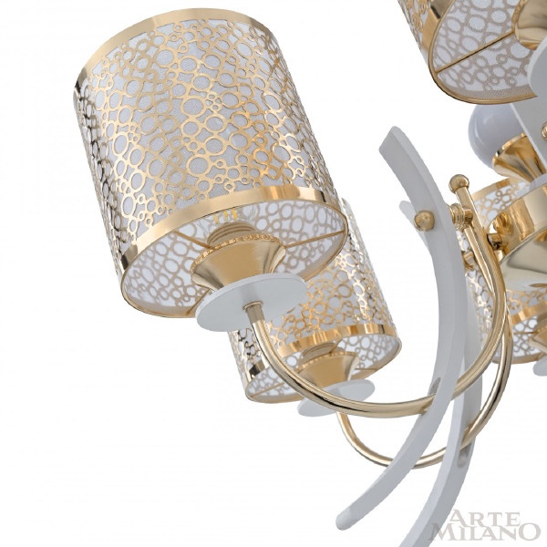 Подвесная люстра Florentia-6067 306067/5 Wh/Gd