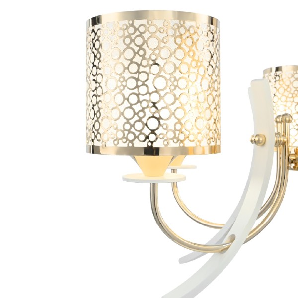 Подвесная люстра Florentia-6067 306067/5 Wh/Gd