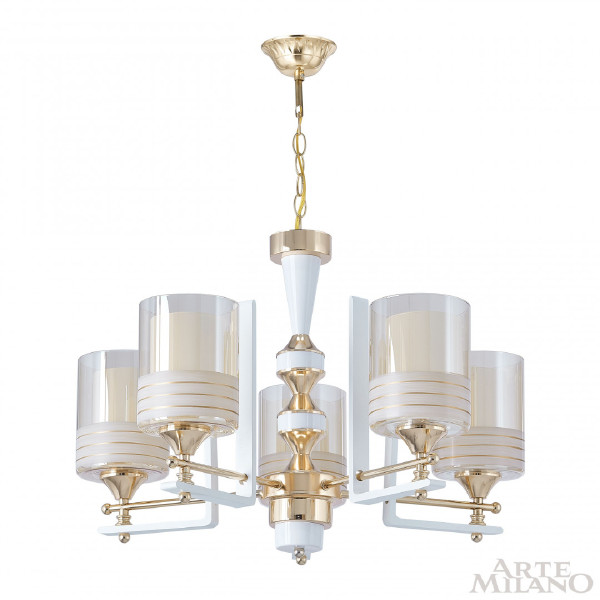 Подвесная люстра Florentia-6087 306087/5 Wh/Gd