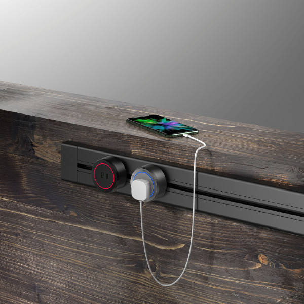 Шинопровод Am-track-sockets 382301TO/100 Grey