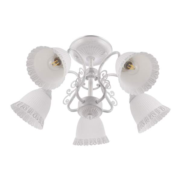 Потолочная люстра Am340800 340800/5 WT+SL