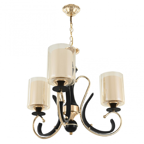 Подвесная люстра Florentia-2237 302237/3 Bk/Gd