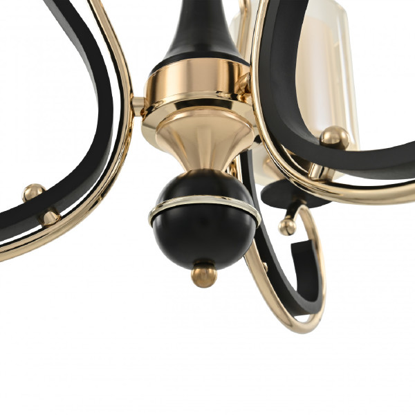 Подвесная люстра Florentia-2237 302237/3 Bk/Gd