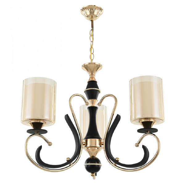 Подвесная люстра Florentia-2237 302237/3 Bk/Gd