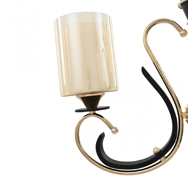 Подвесная люстра Florentia-2237 302237/3 Bk/Gd