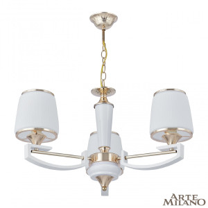 Подвесная люстра Florentia-2457 302457/3 Wh/Gd