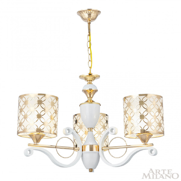 Подвесная люстра Florentia-3097 303097/3 Wh/Gd