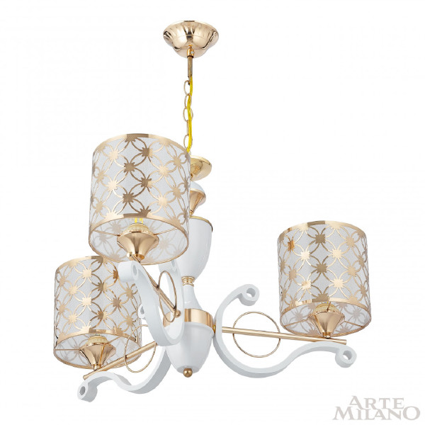 Подвесная люстра Florentia-3097 303097/3 Wh/Gd