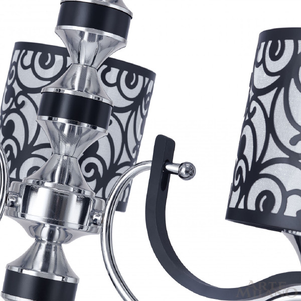 Подвесная люстра Florentia-4957 304957/3 Bk/Ni