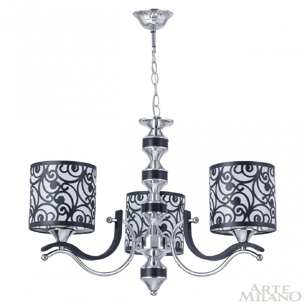 Подвесная люстра Florentia-4957 304957/3 Bk/Ni