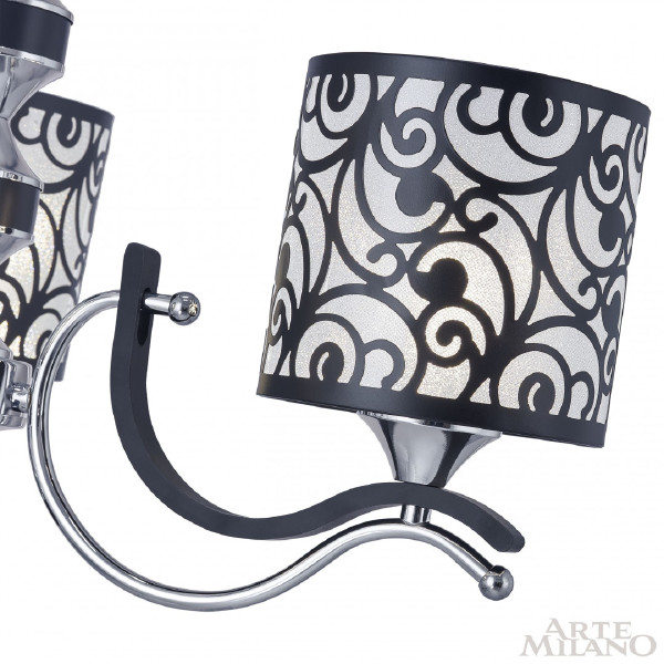 Подвесная люстра Florentia-4957 304957/3 Bk/Ni