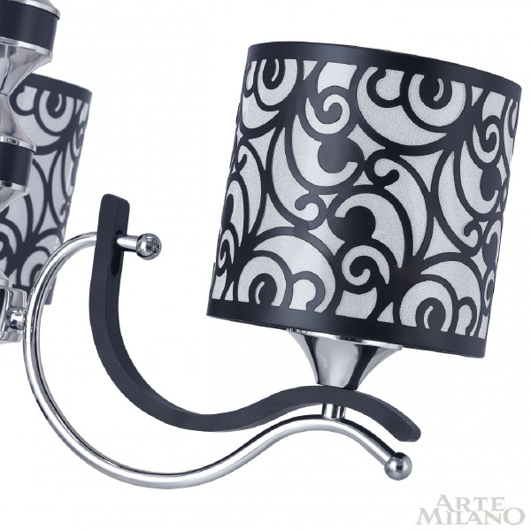 Подвесная люстра Florentia-4957 304957/3 Bk/Ni