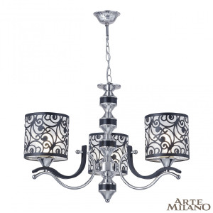 Подвесная люстра Florentia-4957 304957/3 Bk/Ni