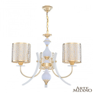 Подвесная люстра Florentia-6067 306067/3 Wh/Gd