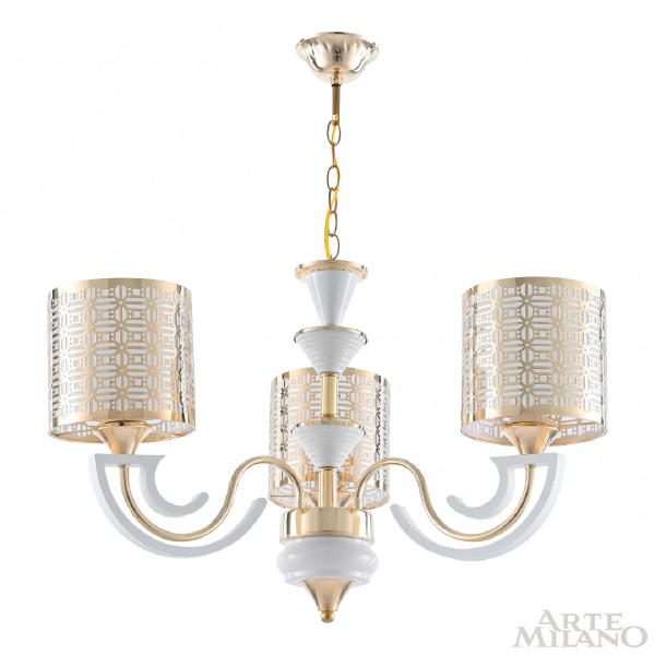 Подвесная люстра Florentia-8857 308857/3 Wh/Gd