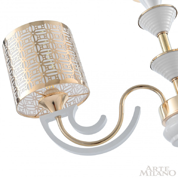 Подвесная люстра Florentia-8857 308857/3 Wh/Gd