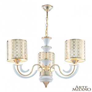 Подвесная люстра Florentia-8857 308857/3 Wh/Gd