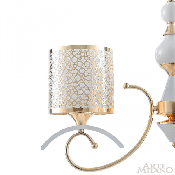 Подвесная люстра Florentia-9787 309787/3 Wh/Gd