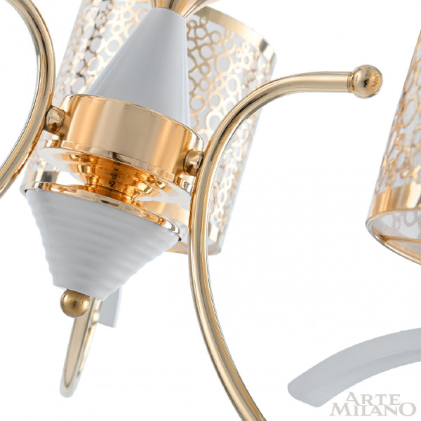 Подвесная люстра Florentia-9787 309787/3 Wh/Gd