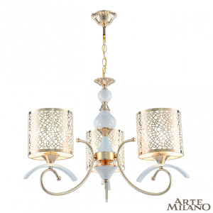 Подвесная люстра Florentia-9787 309787/3 Wh/Gd