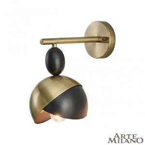 Настенное бра Neapolis71307 271307/1B BK/GD