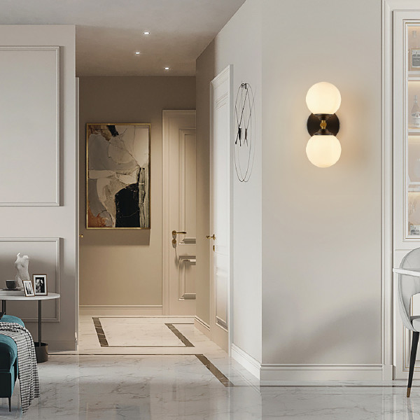 Настенное бра Neapolis71580 271580/2B BK/GD