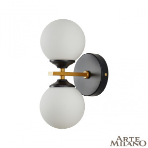 Настенное бра Neapolis71580 271580/2B BK/GD