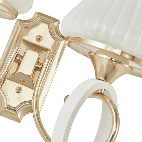 Настенное бра Florentia-2387 302387/2W Wh/Gd