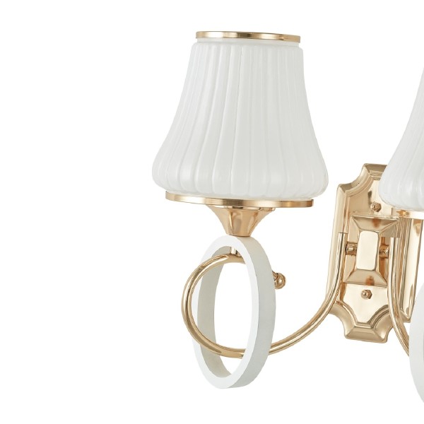 Настенное бра Florentia-2387 302387/2W Wh/Gd