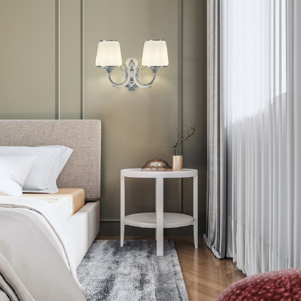 Настенное бра Florentia-9247 309247/2W Wh/Ni