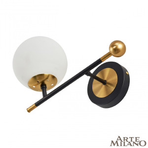 Настенное бра Neapolis72708 272808/1B BK/GD